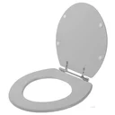 Ver imagem 2 de Assento Sanitario Poliester Izy Cinza para vaso Deca