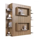 Ver imagem 3 de Cama Casal Vancouver Articulável 8 Prateleiras Mel - Art In Móveis