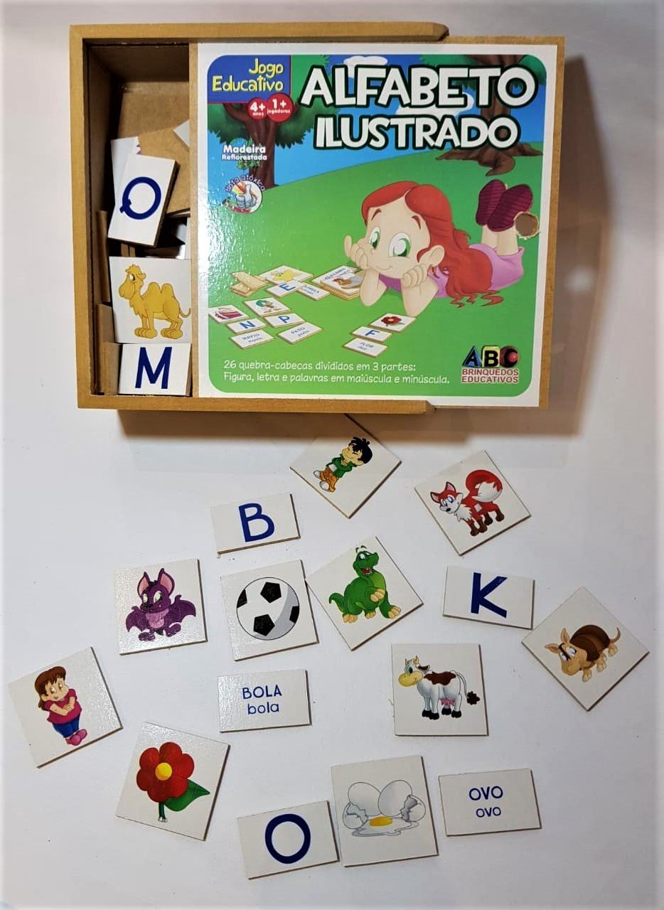 ALFABETO ILUSTRADO - JOGO EDUCATIVO - 2