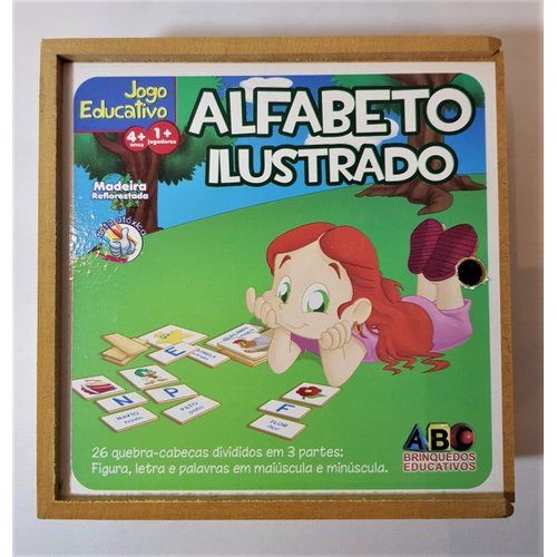 ALFABETO ILUSTRADO - JOGO EDUCATIVO