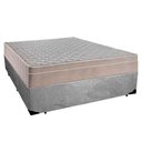 Ver imagem 3 de Cama Box Casal Suede + Colchão Sereneprime Molas Ensacadas 138x188x65 Cor:cinza
