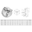 Ver imagem 4 de Placa para Torno Universal 160mm/6 - 3 Castanhas Reversíveis