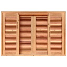 Veneziana de Correr Madersilva 1,20mx1,60mx15cm - 3 Veneziana de Correr Madersilva 1,20mx1,60mx15cm - 3