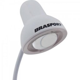 Luminária LED Usb Branca Brasfort - 2 Luminária LED Usb Branca Brasfort - 2