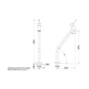 Ver imagem 2 de Torneira para Lavatório Lóggica 45° Bica Alta Cromada Docol