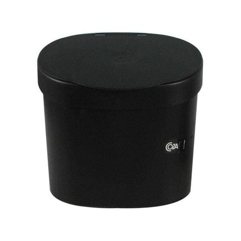 Lixeira 4Lts para Pia Preta 10902 Coza