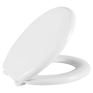 ASSENTO SANITÁRIO BRANCO ALMOFADADO OVAL ASTRA