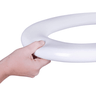ASSENTO SANITÁRIO BRANCO ALMOFADADO OVAL ASTRA - 4