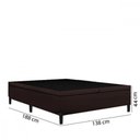 Ver imagem 3 de Base Box para Colchão Casal com Baú Itaflex 1,38x1,88x0,45