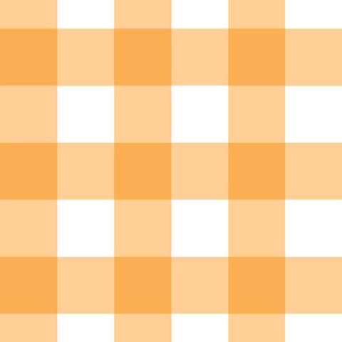 Papel de Parede Doce Estilo Xadrez Laranja 81895