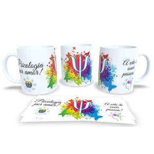 Orgulho da Profissão Caneca Exclusiva para Psicologia
