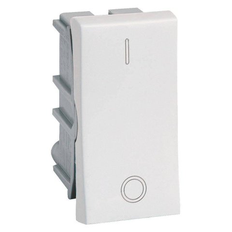 Modulo Interruptor Bipolar Simples 10A 250V Branco Pialplus