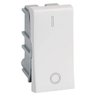 Modulo Interruptor Bipolar Simples 10A 250V Branco Pialplus - 1