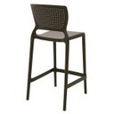 Ver imagem 6 de Banqueta Safira Alta Marrom em Polipropileno e Fibra de Vidro Tramontina 92128109