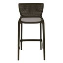 Ver imagem 5 de Banqueta Safira Alta Marrom em Polipropileno e Fibra de Vidro Tramontina 92128109