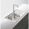 Cuba de Sobrepor Tramontina em Aco Inox com Pre Polido 78x43cm com Escorredor e Valvula - 2