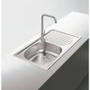 Ver imagem 2 de Cuba de Sobrepor Tramontina em Aco Inox com Pre Polido 78x43cm com Escorredor e Valvula