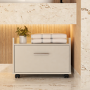 Ver imagem 1 de Armario Gabinete para Banheiro com Gaveta e Rodinhas