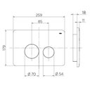 Ver imagem 2 de Acabamento para Caixa de Descarga Embutida Docol Salvágua 949416 Inox Escovado