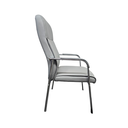 Ver imagem 3 de Cadeira Fixa Partner Estofada Cinza B.hoff Mobile