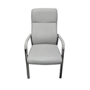 Ver imagem 4 de Cadeira Fixa Partner Estofada Cinza B.hoff Mobile