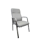 Ver imagem 1 de Cadeira Fixa Partner Estofada Cinza B.hoff Mobile