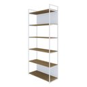 Ver imagem 7 de Estante 06 Prateleiras c/Fundo Yon 80cm Est.Branca