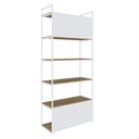 Ver mais imagens de Estante 06 Prateleiras c/Fundo Yon 80cm Est.Branca