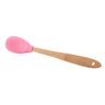 Conjunto 4 Utensílios De Silicone Com Cabo Em Bambu Rosa - 2