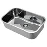 Cuba de Aço Inox para Embutir Alto Brilho Docol sem Válvula 56x34x18cm - 1
