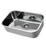 Cuba de Aço Inox para Embutir Alto Brilho Docol sem Válvula 56x34x18cm - 3