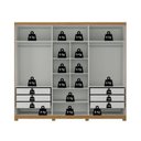Ver imagem 6 de Guarda-Roupa Casal 6 Portas Monte Carlo Yescasa