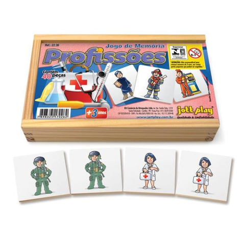 Jogo da Memória Profissões