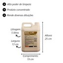 Ver imagem 3 de Kit 2 Desincrustante Detergente Alcalino Clorado Daclac 5L