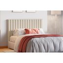 Ver imagem 1 de Painel Cama Box Madeirado Cabeceira Vitoria Casal/Queen Off White - Europa