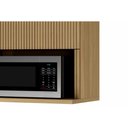 Ver imagem 7 de Módulo Cozinha Nesher Rainha Armário C/nicho Microndas E1 Porta Basculante Ripada 70 Cm Nature -