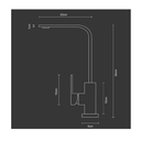Ver imagem 3 de Kit Cuba Cozinha Gourmet Aço Inox Acessórios 50x40 e Torneira Perfil em L Slim Luxo Prata Brinovar