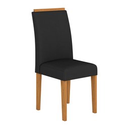 Mesa com 4 Cadeiras Benim Preto Fosc/cinamomo/preto - Móveis Arapongas Preto Fosco/cinamomo/preto - 3