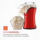 Ver imagem 3 de Pipoqueira Elétrica Mondial Popflix Automática 1200w Vermelho 220v - Pp-03