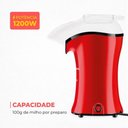 Ver imagem 4 de Pipoqueira Elétrica Mondial Popflix Automática 1200w Vermelho 220v - Pp-03