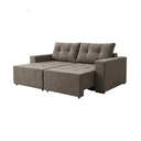 Ver imagem 2 de Sofa Hawai 1.80 Nobly Veludo Cinza