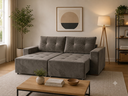 Ver imagem 1 de Sofa Hawai 1.80 Nobly Veludo Cinza