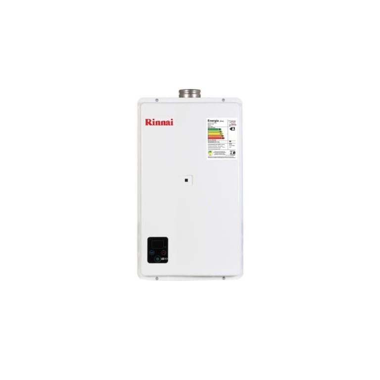 Aquecedor de Água a Gás Rinnai Reu E33 Feh 33 Litros Branco Gás Glp