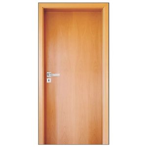 Porta Lisa Natural Desmontada Completa Bat 16cm C/Guarnição 210x82