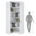 Ver imagem 5 de ARMÁRIO DE CANTO PRATELEIRAS A 240CM M531.B (LOJA, CLOSET) MUNDI MOVEIS