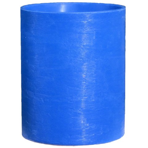 Vaso para plantas Grid Coluna 75x60 - AZUL ARARA 009