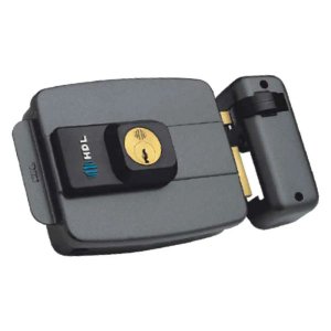 Fechadura Elétrica Dupla Cinza C-90 Hdl