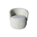 Ver imagem 1 de Poltrona Decorativa Beatriz Orgânica Bouclé Bege