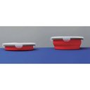 Ver imagem 4 de Marmita Retrátil Silicone Redonda com Talher - Mor