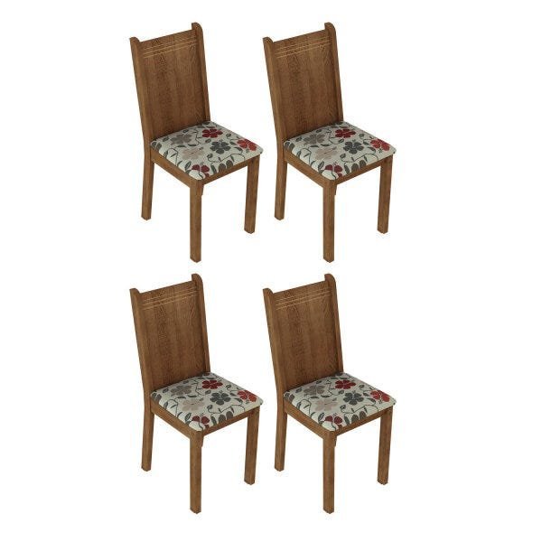 Conjunto Sala de Jantar Mesa e 8 Cadeiras Camila Madesa - 3